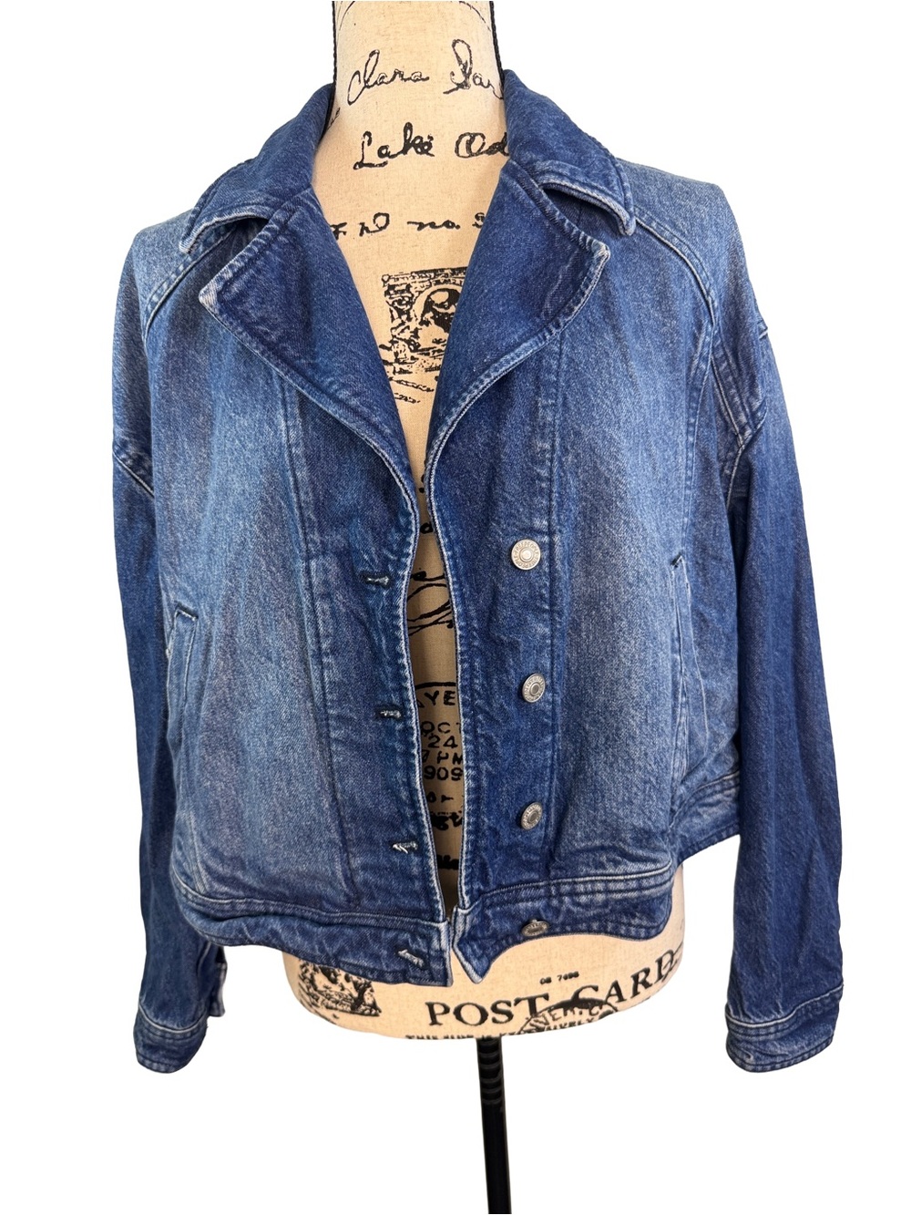 Free People Now or Never Denim Jacket size Medium - Picture 4 of 12